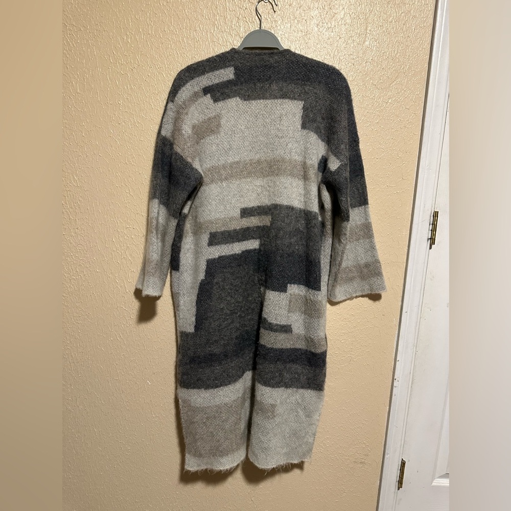 Eileen Fisher Mohair Alpaca Duster Cardigan Size Small‎ - Picture 3 of 8